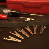 VoltFlow Alligator Clips 12V 10Amp Non Insulated 6 Piece